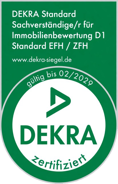 DEKRA zertifiziert — D1 Standard Immobilienbewertung