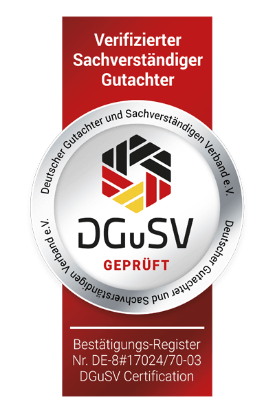 DGuSV geprüft — Verifizierter Sachverständiger Gutachter